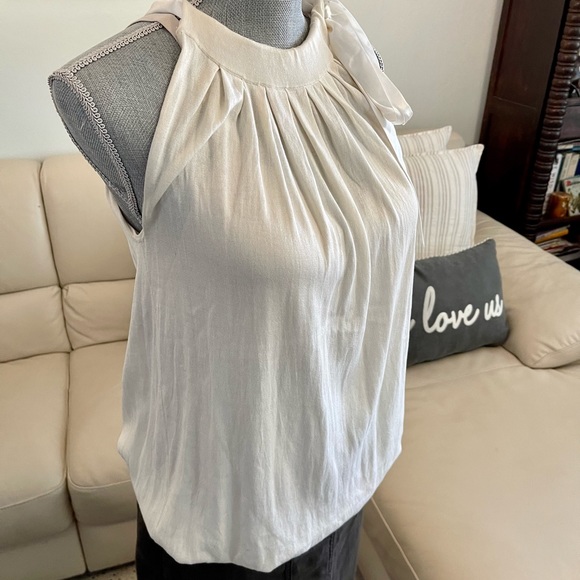 Silk Cotton Blend Halter Top - C’est City - Picture 2 of 12